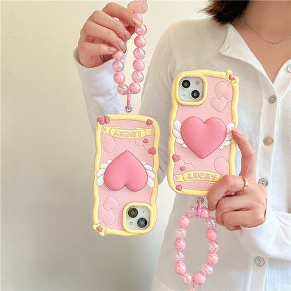 💗 Cute Heart Squishy Phone Case