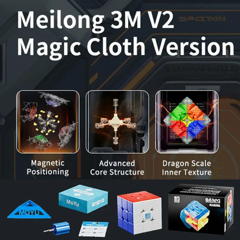 🧩 MOYU 3x3 Magnetic Speed Cube