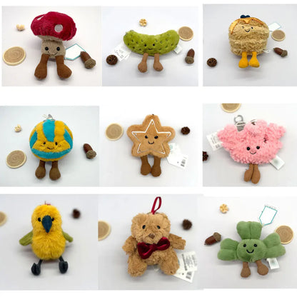 🧸 Cute Plush Keychain Charms