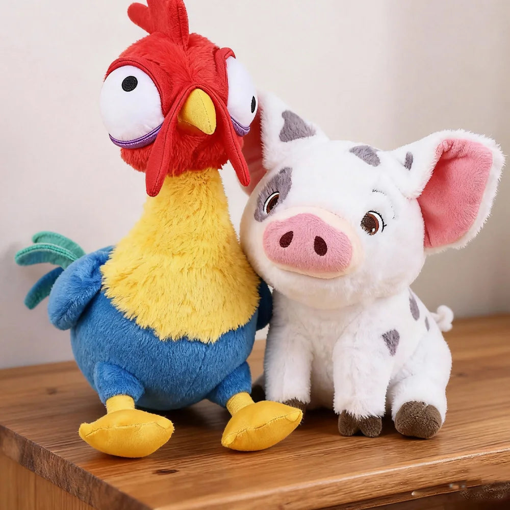 🐷🐓 Moana Pig & Rooster Plush Toys