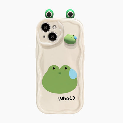 🐸 Cute Frog Squishy Phone Case