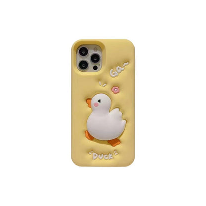 🦆 Cute Duck Squishy Phone Case