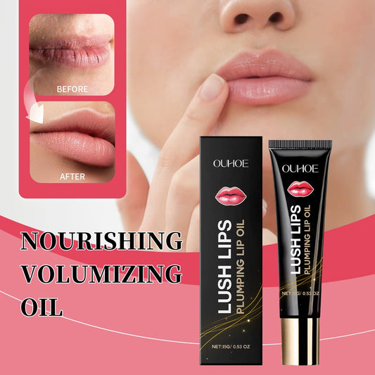 💋 Plumping Lip Oil (Non-Sticky + Hydrating)