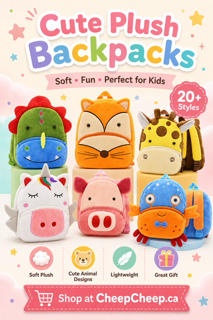 🧸 Plush Animal Backpack