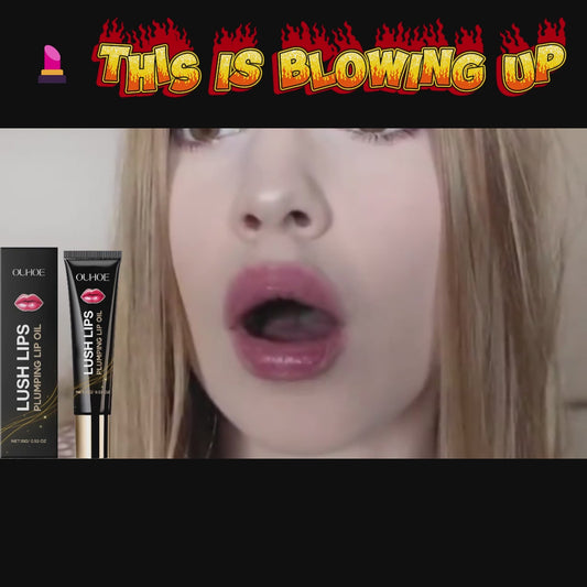 💋 Plumping Lip Oil (Non-Sticky + Hydrating)