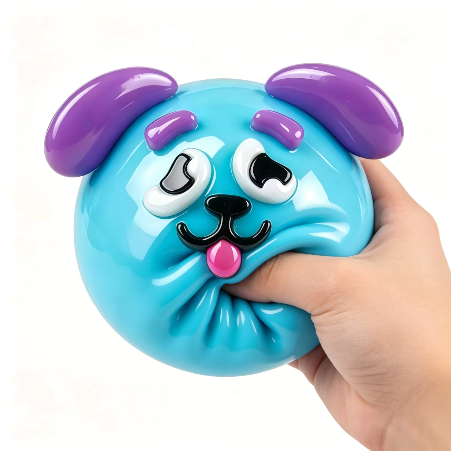 😳 Smushers Dog Face Squishy Toy